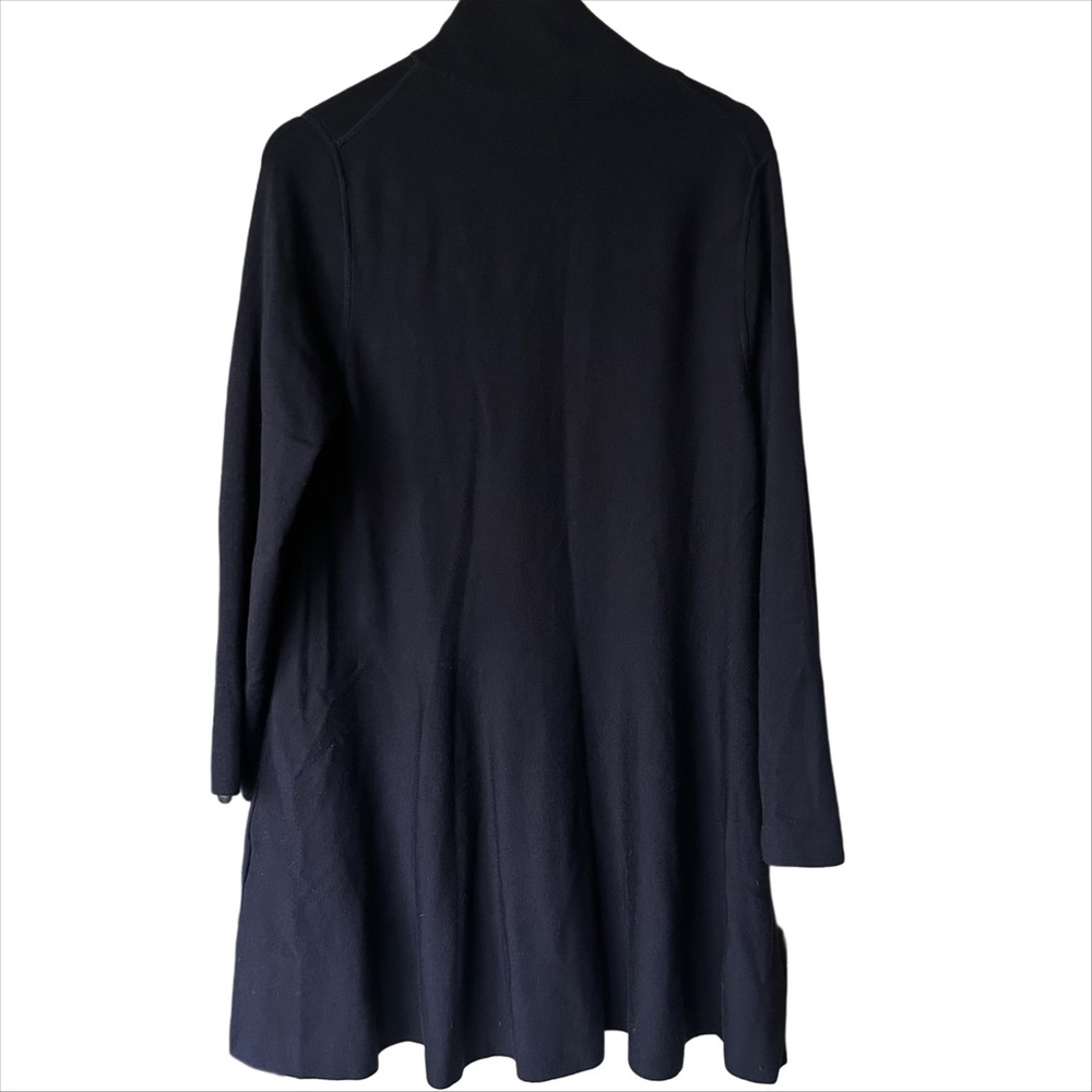 🖤 NWT COS Black Mock Neck Wool Blend Swing Dress – Size M | $150 Retail - Picture 4 of 12
